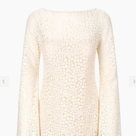 STAUD Maya Dress | Ivory | Small - Picture 5 of 5